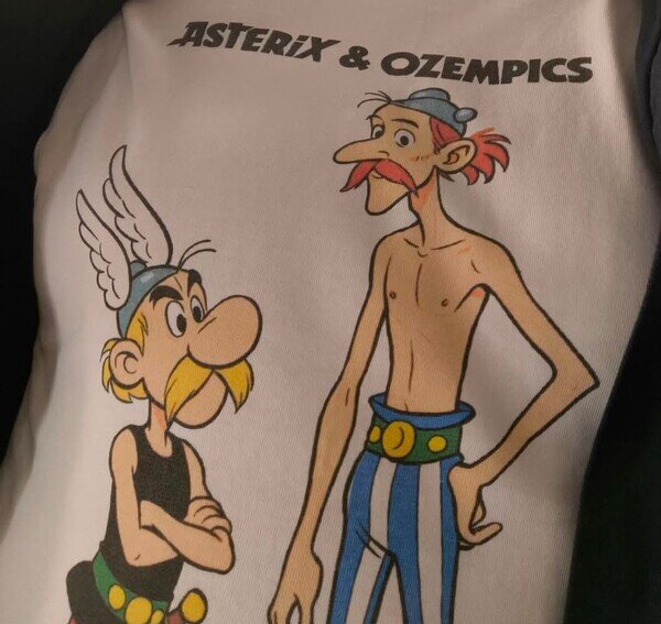 Ast&eacute;rix,ozempic,adelgazar,Obelix