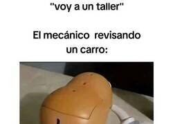 Enlace a Si no enseñan la hucha, no son mecánicos