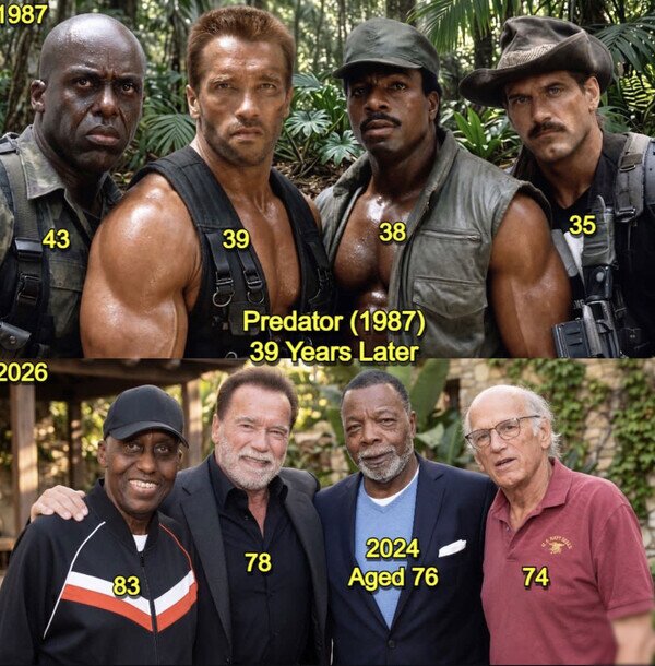 Otros - Los actores de Predator casi 40 años después