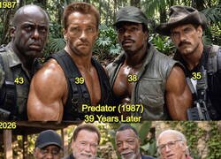 Enlace a Los actores de Predator casi 40 años después