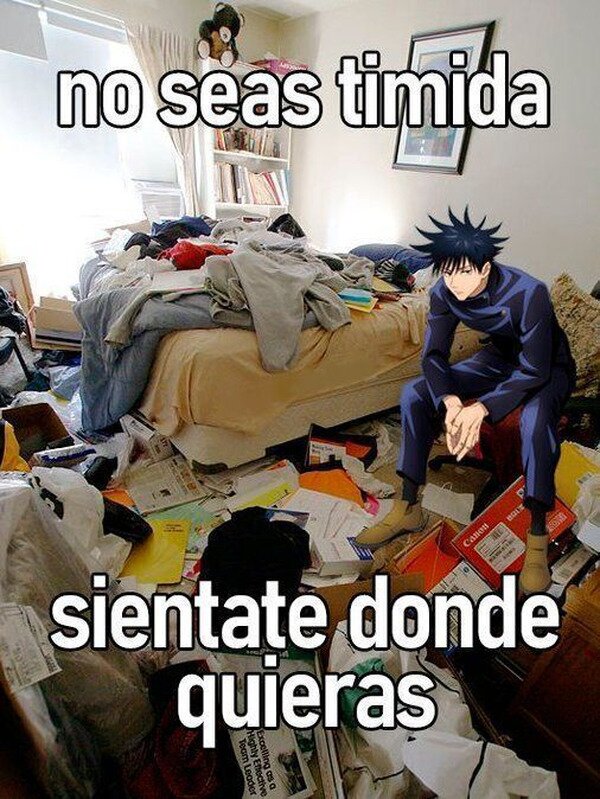 Meme_otros - Cuando una chica entra a mi habitación