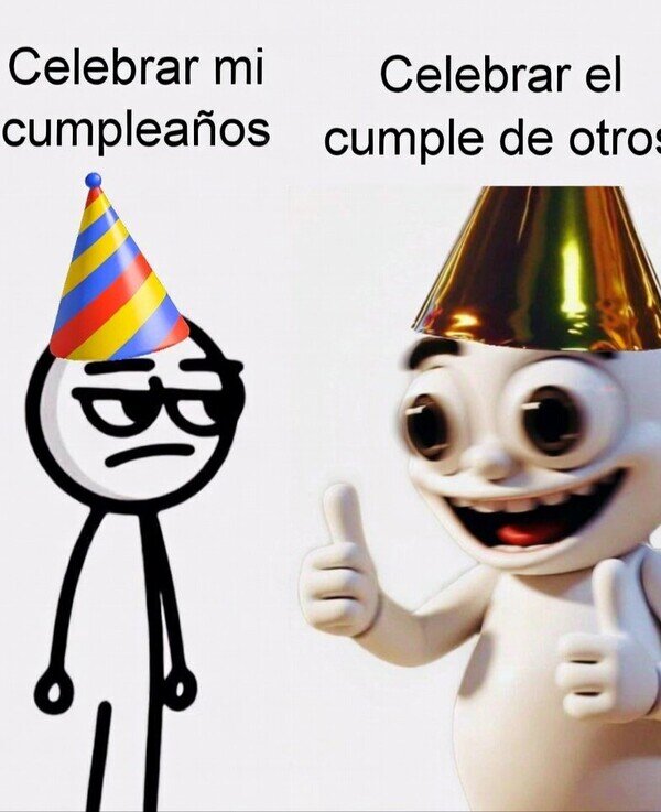 Meme_otros - Prefiero celebrar lo ajeno