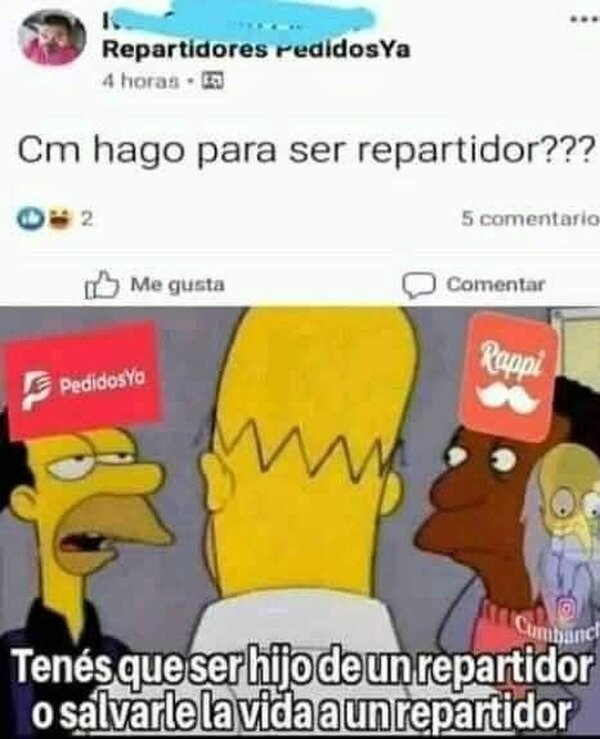 Meme_otros - Cómo hacerse repartidor