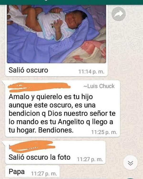 Meme_otros - Salió oscuro