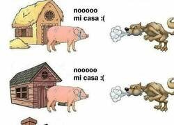 Enlace a El de la casa de ladrillo iba sobrado