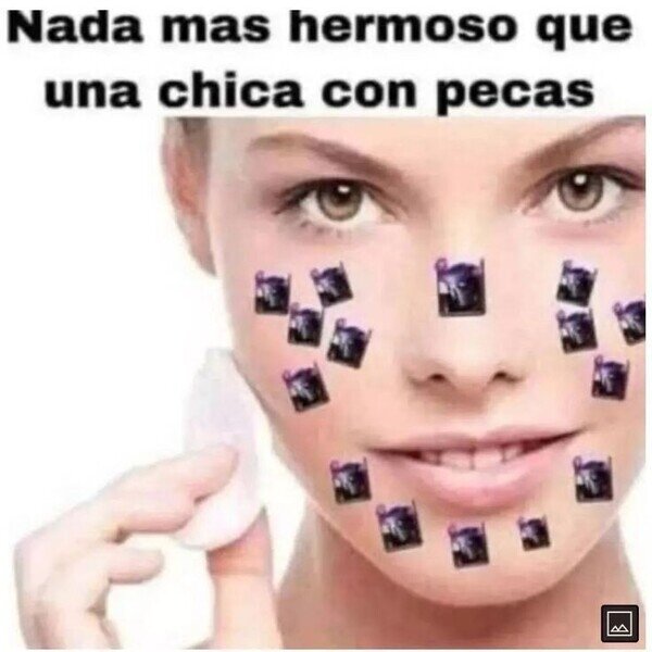 Meme_otros - Una chica con pecas