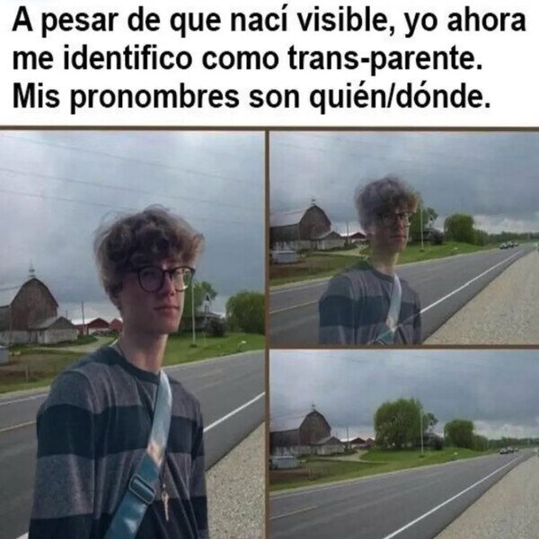 Otros - Me identifico como trans-parente