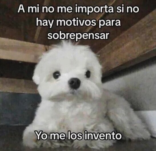 sobrepensar,inventar,motivos