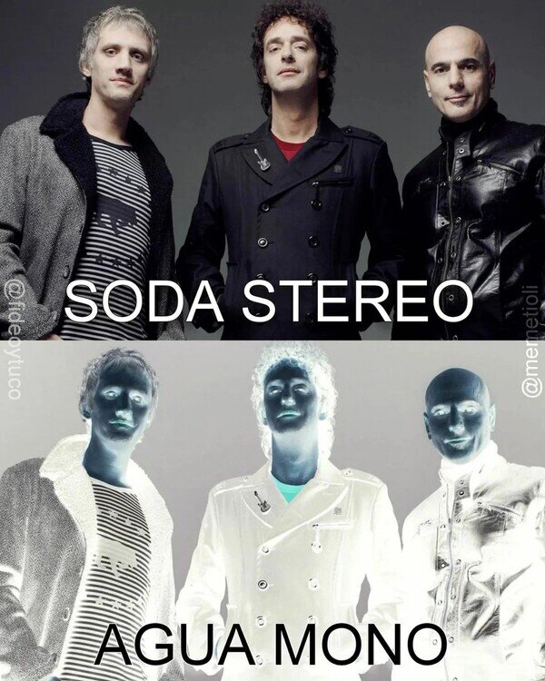 Meme_otros - Soda estereo / Agua mono