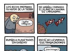 Enlace a Los ricos se van al espacio y nosotros nos quedamos aquí limpiando sus mierdas