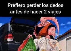 Enlace a Cuando intentas meter toda la compra en un viaje y te importa más no volver al coche que perder los dedos