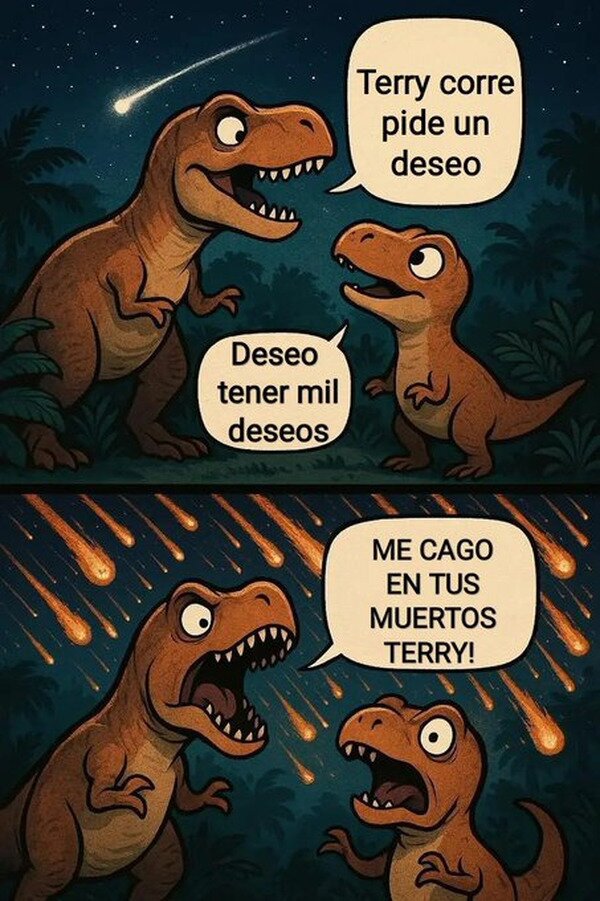 Meme_otros - Así se extinguieron los dinosaurios