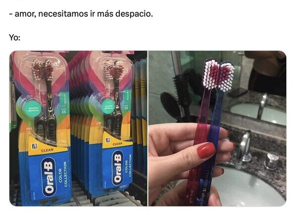 Otros - Ya me había comprado los cepillos a conjunto
