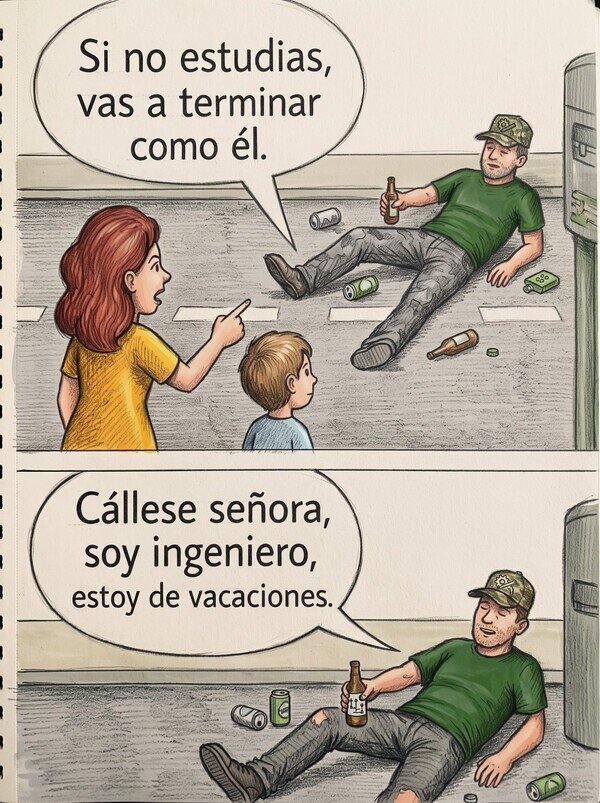 madre,hijo,ingeniero,vacaciones
