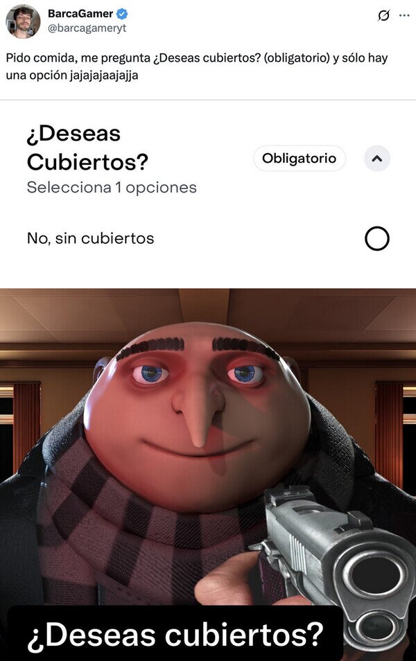 Meme_otros - ¿Deseas cubiertos?