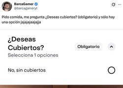 Enlace a ¿Deseas cubiertos?