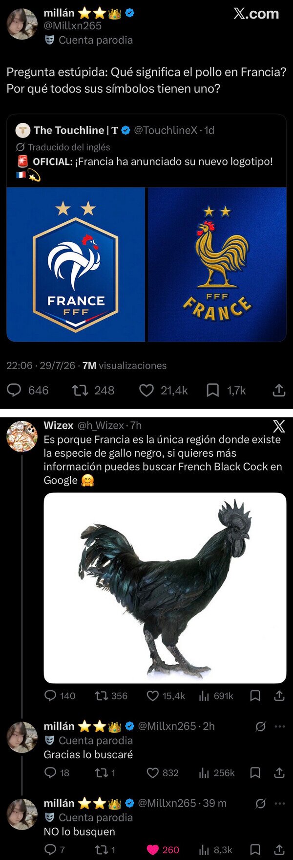 Meme_otros - ¿Qué significa el pollo en Francia?