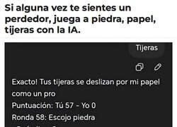 Enlace a Jugando a 'Piedra, papel, tijeras' con la IA