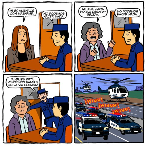 Otros - La policía está para lo que está