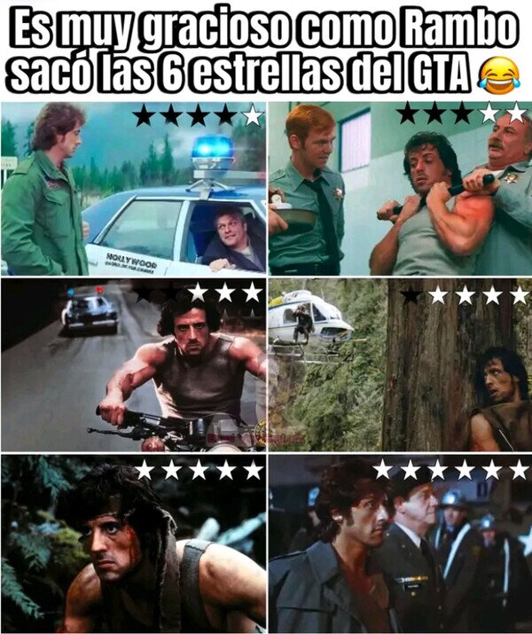 Otros - Rambo en modo GTA