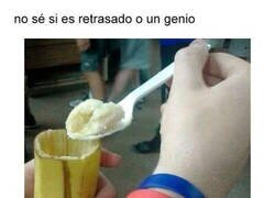 Enlace a Reinventando la manera de comer plátanos
