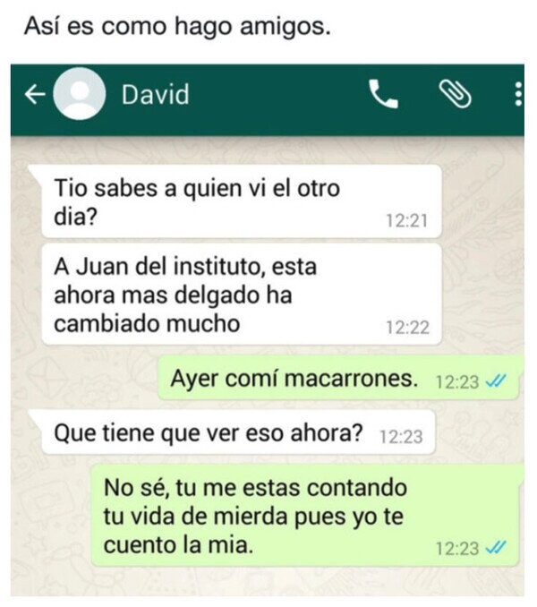 Otros - Una persona muy agradable