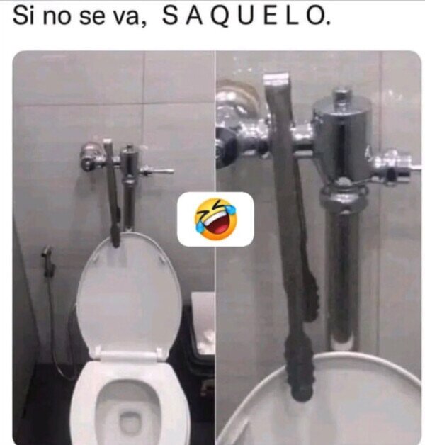 Meme_otros - Unas pinzas en un baño no son buena señal