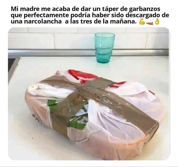 paquete,t&aacute;per,garbanzos,madre