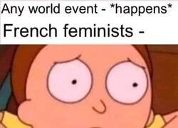 Enlace a Así protestan las feministas francesas