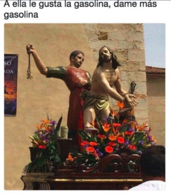 perreo,iglesia,religi&oacute;n,gasolina,santo