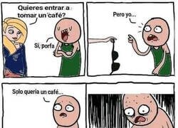 Enlace a Solo venía a por un café...
