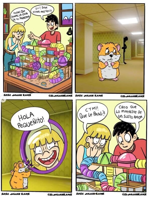 Meme_otros - Demasiada casa para un hámster