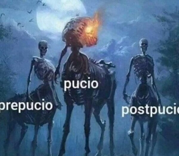 Meme_otros - Los tres jinetes de la fimosis