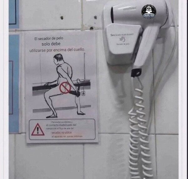 secador,prohibido,cuello