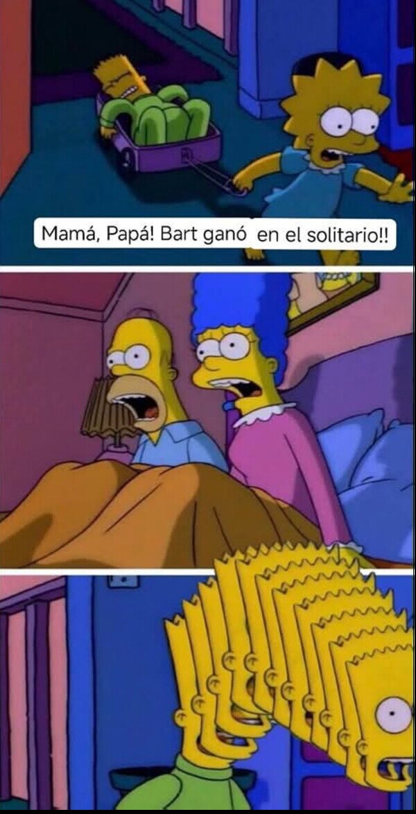 solitario,ganar,Bart