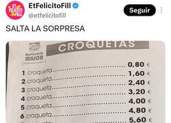 Enlace a Sacaron una nueva tabla de multiplicar, la de las croquetas