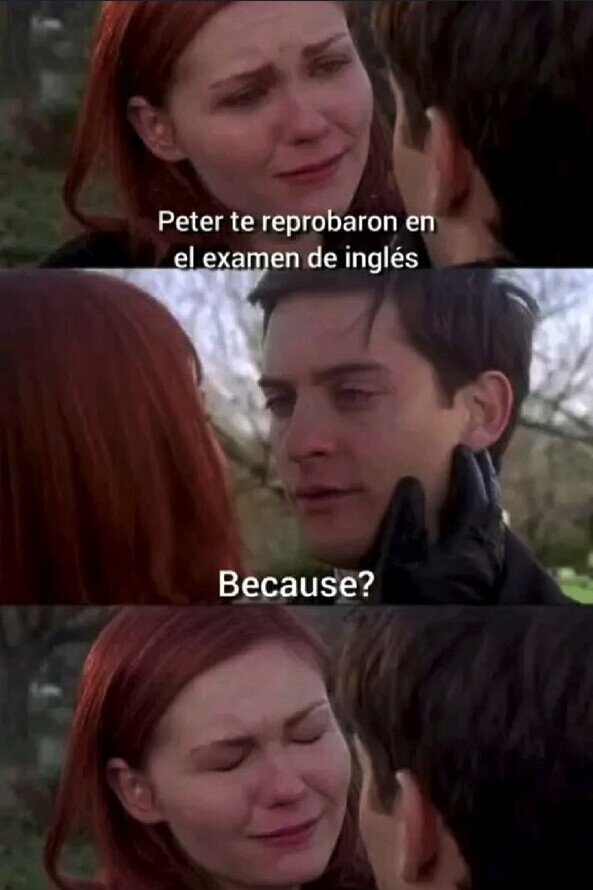 suspender,examen,ingl&eacute;s,because