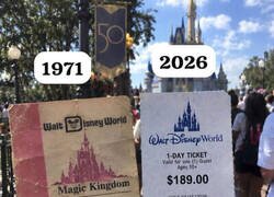 Enlace a Diferencias de un ticket de DisneyLand 55 años después