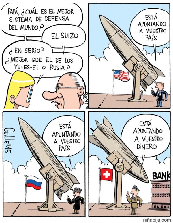 Suiza,Rusia,EEUU,defensa,dinero