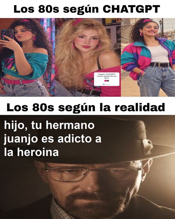 Meme_otros - La realidad de los 80