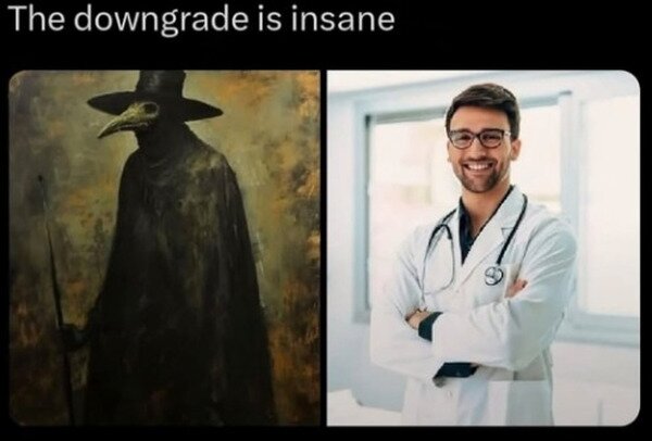 Meme_otros - Antes el outfit de los médicos iba durísimo