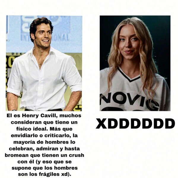 Sydney Sweeney,hombres,mujeres,Henry Cavill