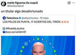 Enlace a Se peinó todo el rosco