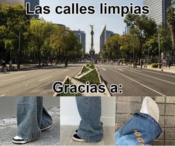 Meme_otros - Los que van con los pantalones arrastrando