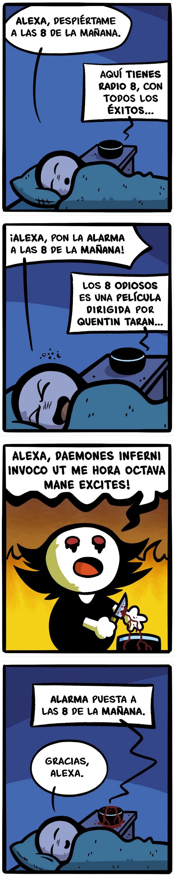 Alexa,alarma,ritual