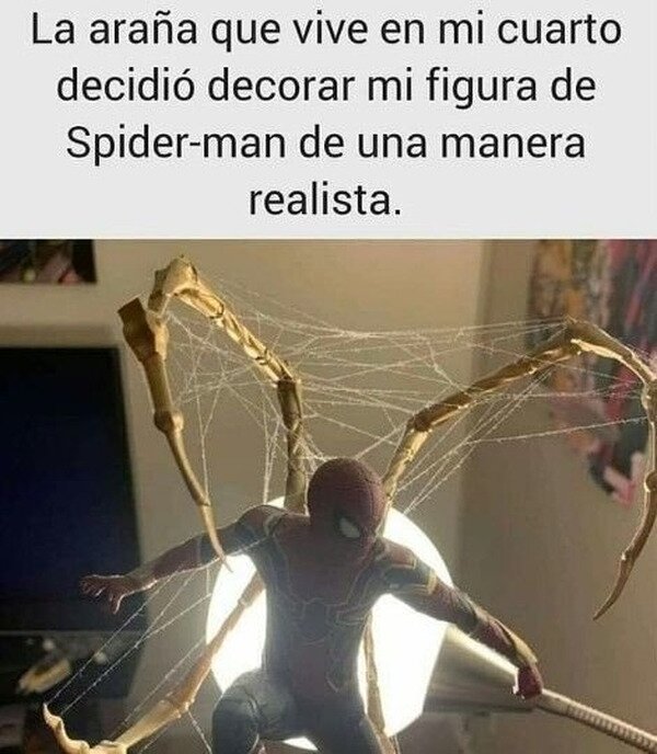 ara&ntilde;a,tela,figura,spiderman