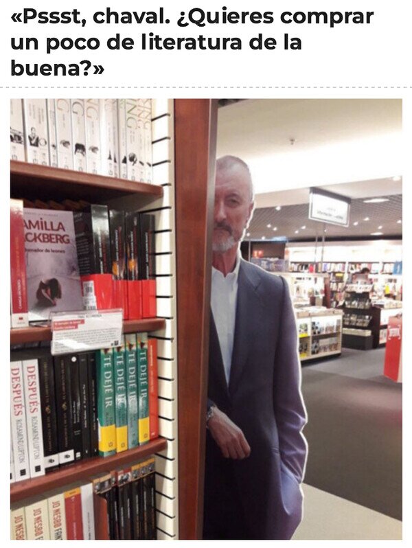 Pérez Reverte me vigila Pérez Reverte,biblioteca,literatura