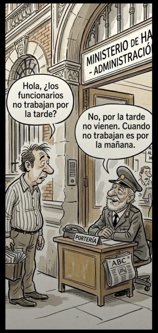 Meme_otros - ¿Cuando trabajan los funcionarios?