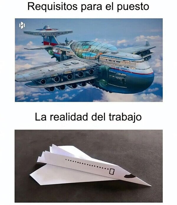 aviones,trabajo,requisitos