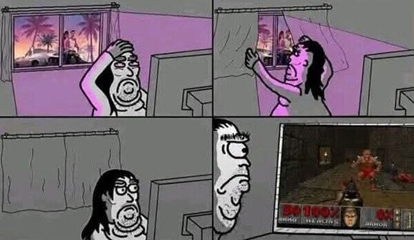 Meme_otros - Donde esté un buen Doom que se quite el GTA VI